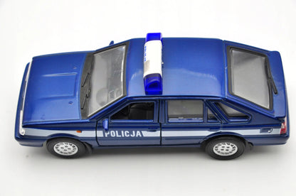 FSO Polonez Caro Plus Policja Welly 1:34 Radiowóz Biało-Niebieski – zdjęcie 7
