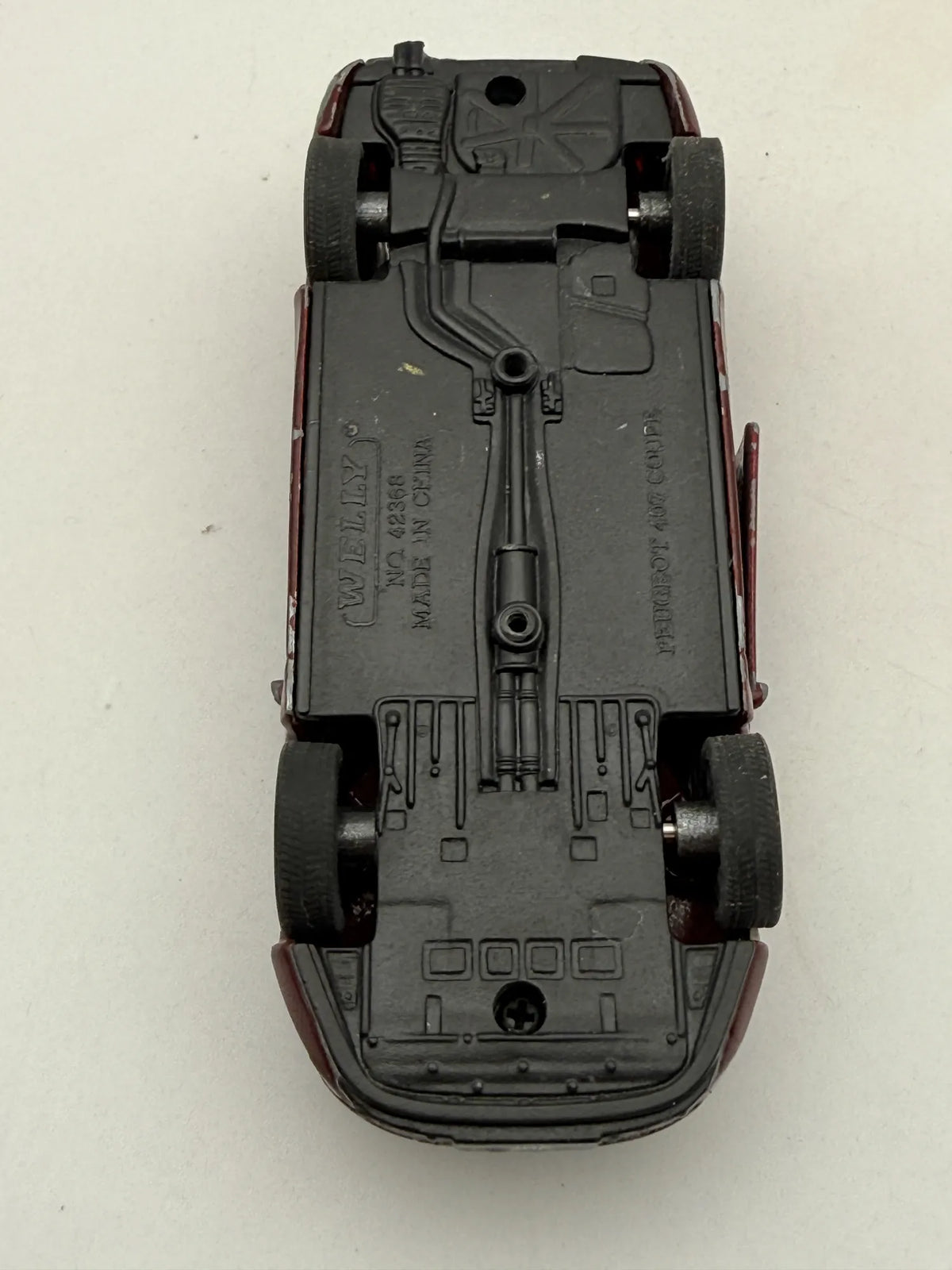 PEUGEOT 407 COUPE Welly Bordowy 1:40 – zdjęcie 7