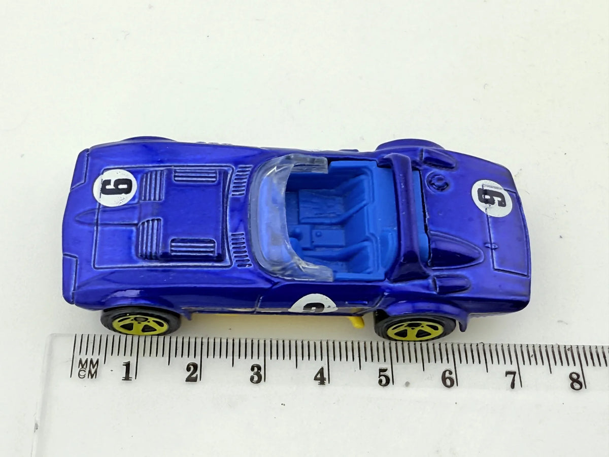 Corvette Hot Wheels Niebieski 1:64 Made in Malysh – zdjęcie 7