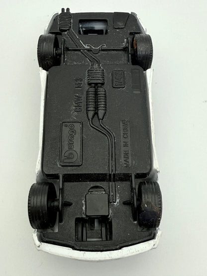 BMW M3, Bburago, Resoraki, die cast, 1:43, BIAŁY – zdjęcie 7