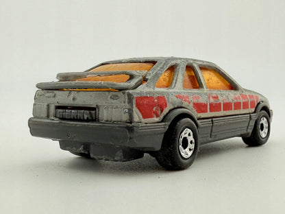 Ford Sierra Xr4I Matchbox Srebrny 1:64 Made in Macau – zdjęcie 7