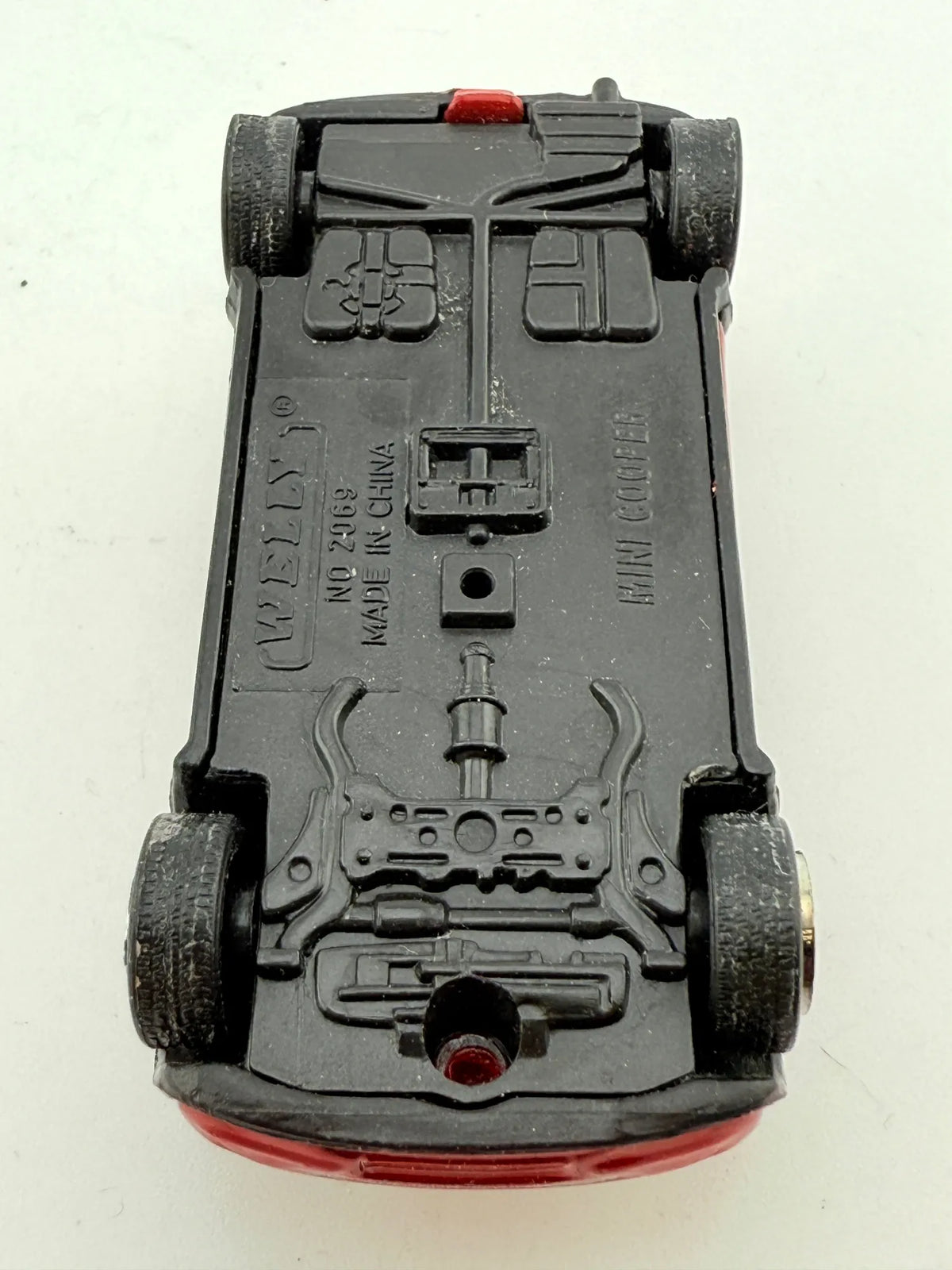 Mini Cooper Welly Czerwony 1:55 – zdjęcie 7