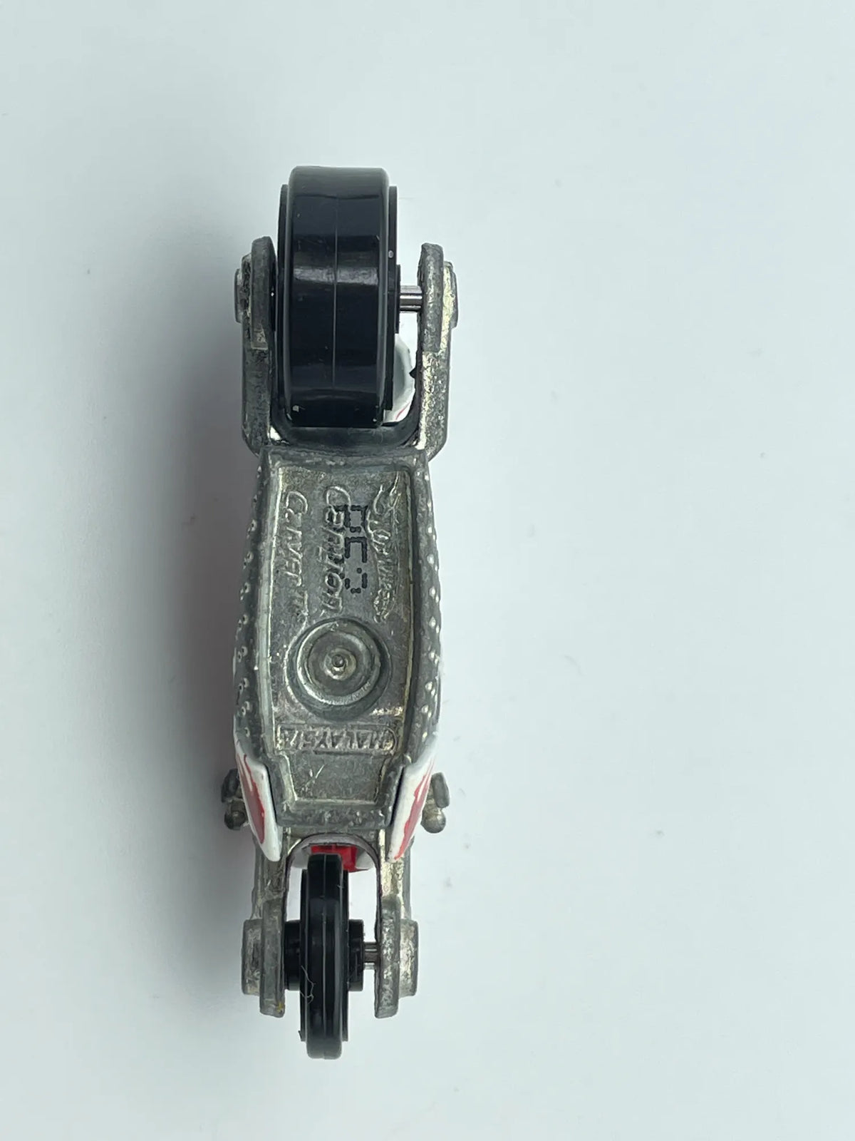 CANYON CARVER, MOTOCYKL, Hot Wheels, Resoraki, Die cast, Srebrny, 1:64 – zdjęcie 7