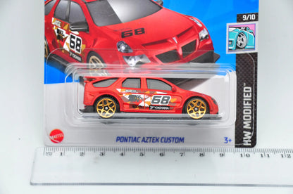 PONTIAC AZTEK CUSTOM Hot Wheels 2024 Czerwony 1:64 – zdjęcie 7