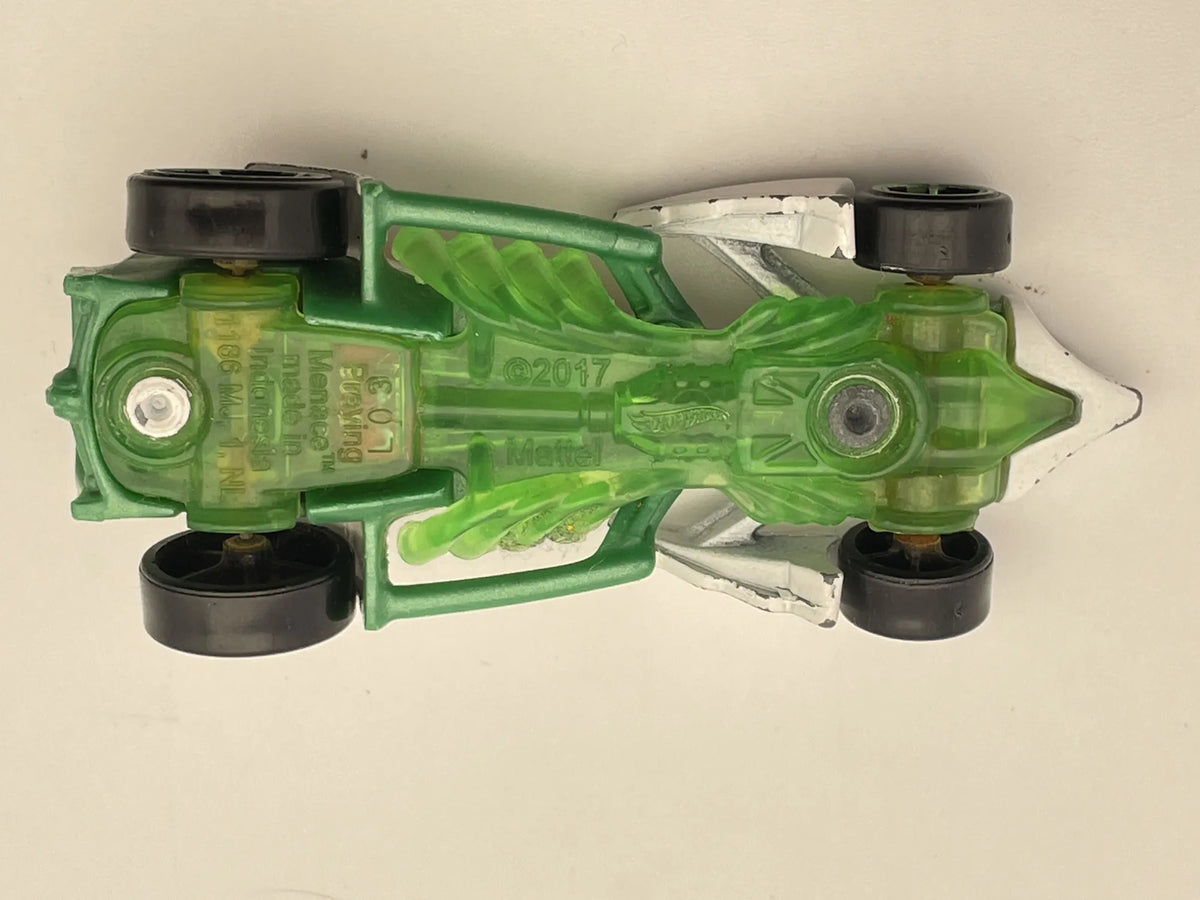 BUAYING MENACE, Hot Wheels 2017, Die cast 607, Biały, 1:64, – zdjęcie 7