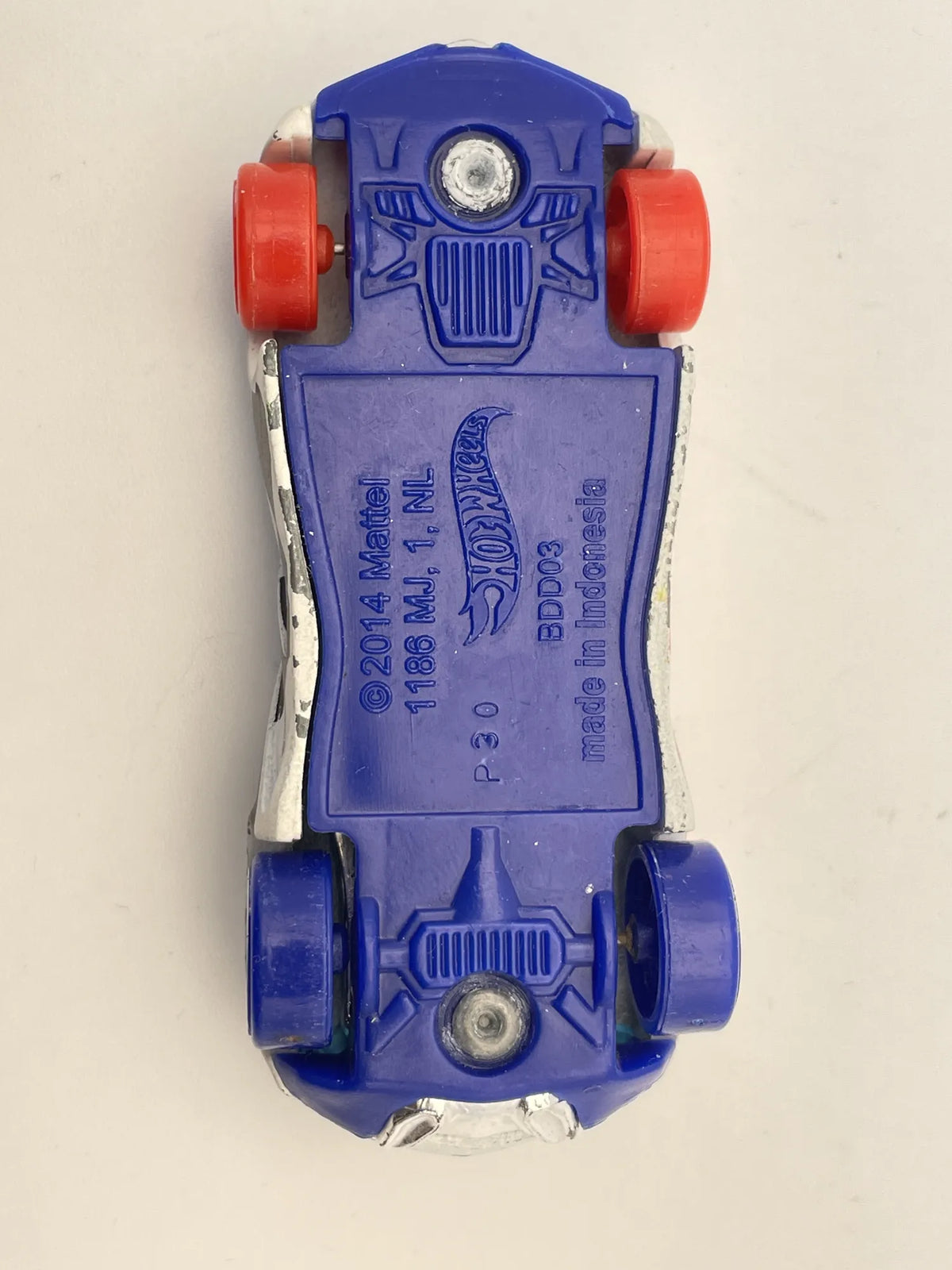 HARLEY QUINN, DC Comics, Hot Wheels, Die cast BDD03, Biały, 1:64, Resoraki – zdjęcie 7