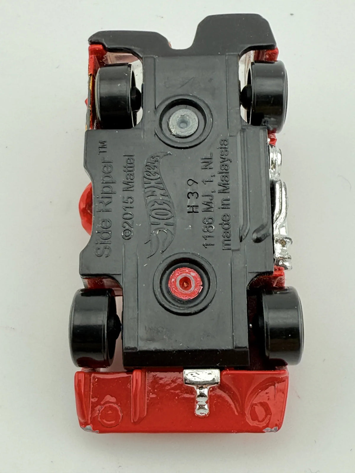 SIDE RIPPER, Hot Wheels 2015, Die cast H39, Czerwony, 1:64, Resoraki – zdjęcie 7