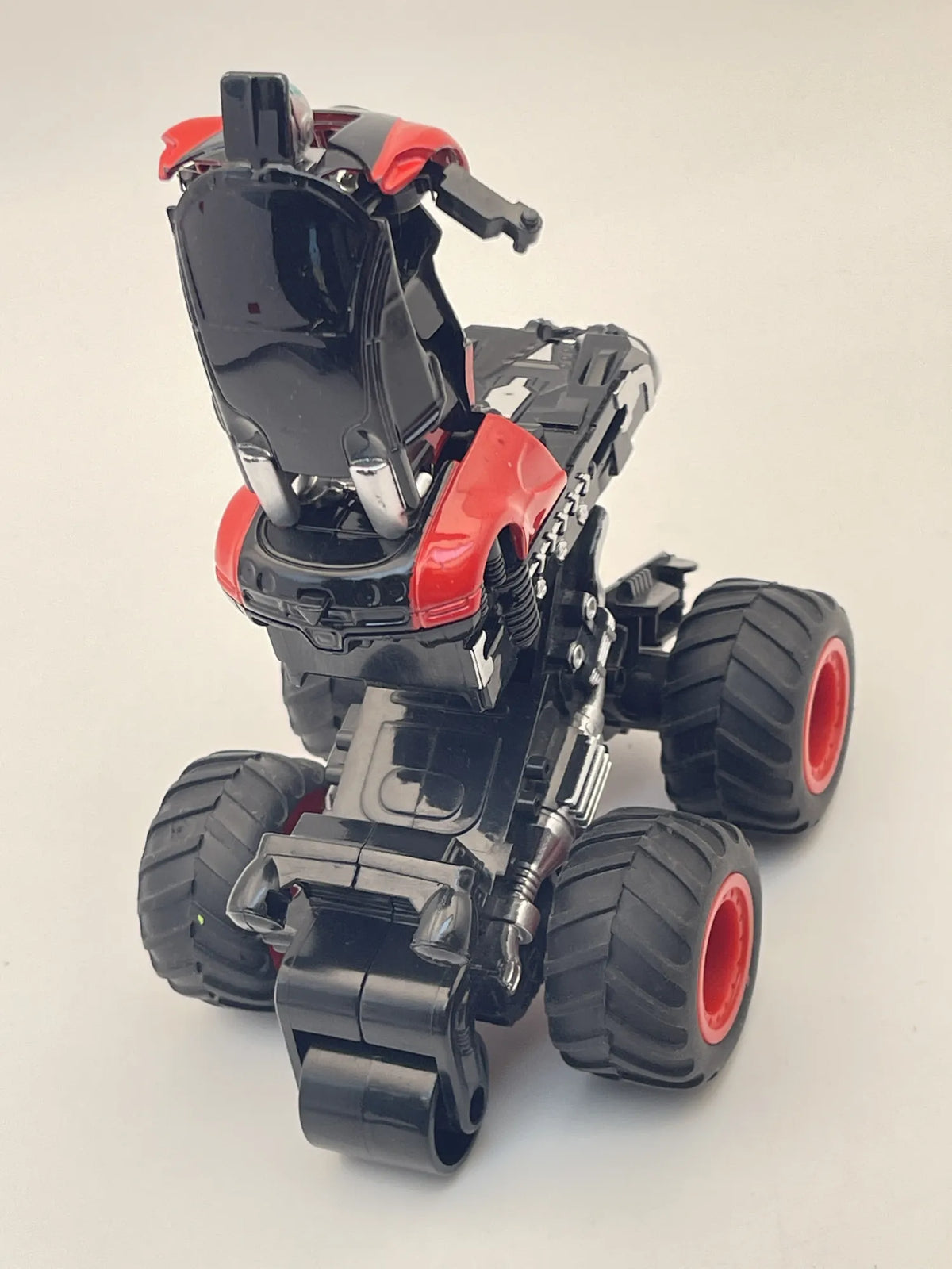 TRANSFORMERS MONSTER TRUCK jak BUGATTI, Die cast, Czerwony, 1:64, Resoraki – zdjęcie 7