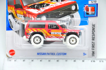 NISSAN PATROL CUSTOM Hot Wheels 2024 Czerwony 1:64 – zdjęcie 7