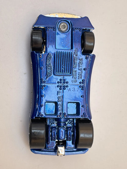 CUL8R, Hot Wheels 2003, Resoraki, Die cast A.37, Niebieski, 1:64 – zdjęcie 7
