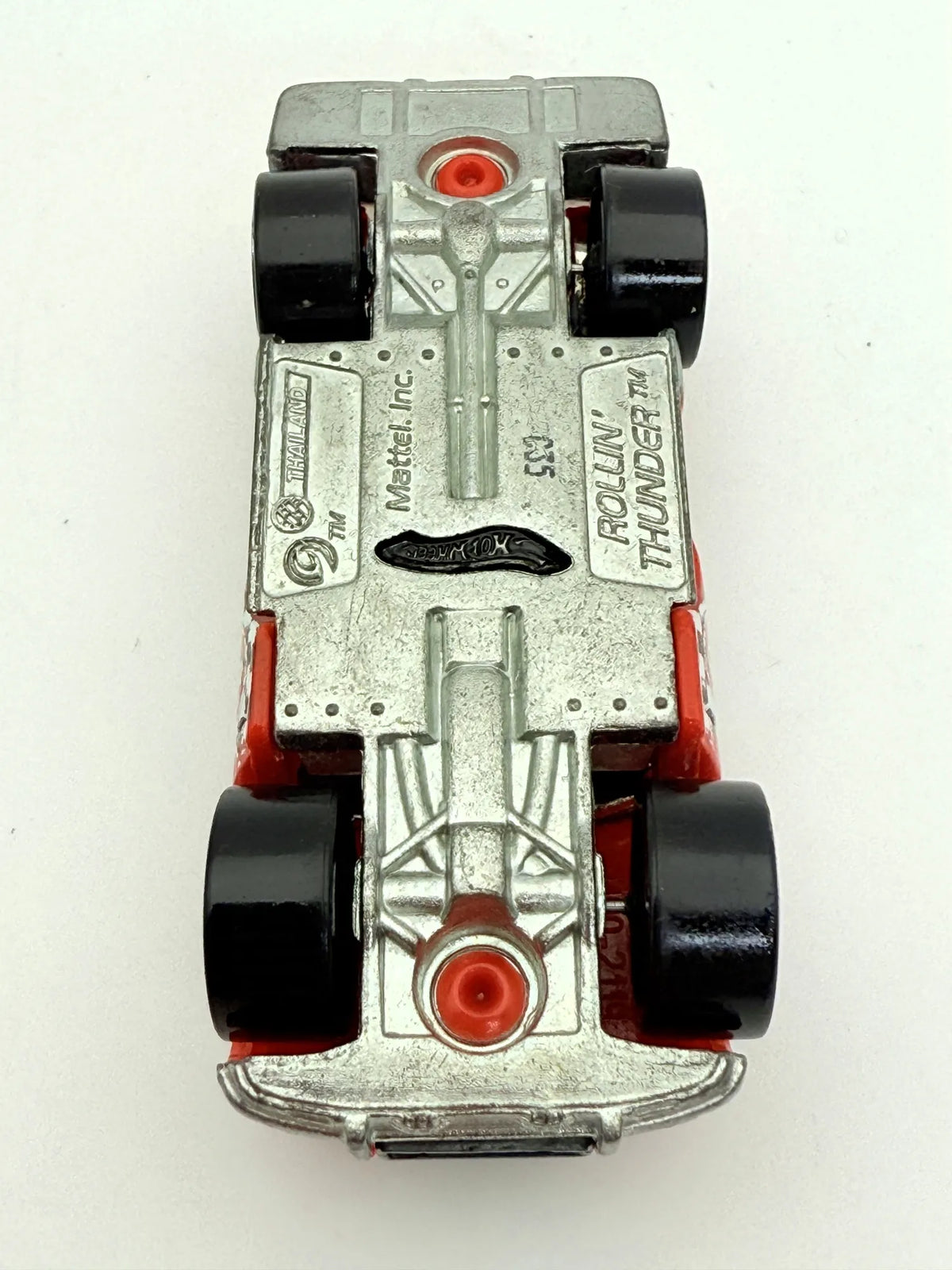 Rollin' Thunder, Mattel, Hot Wheels, resoraki, die cast, 1:64 – zdjęcie 7