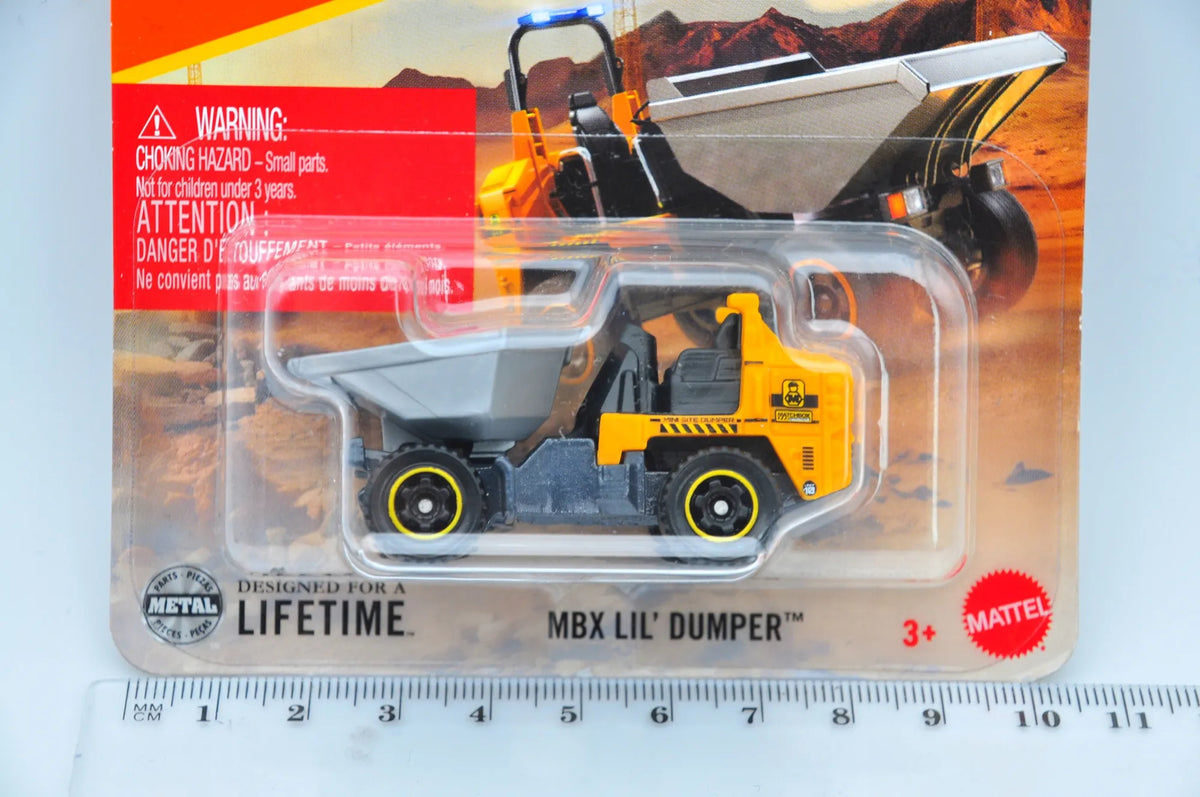 Mbx Lil' Dumper Matchbox 2024 Żółty 1:64 – zdjęcie 7
