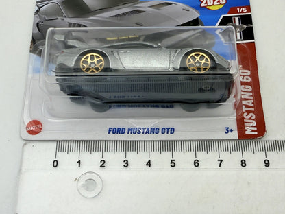 Ford Mustang Gtd Mainline Hot Wheels 2025 Srebrny 1:64 – zdjęcie 7