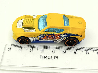 Twinduction Hot Wheels 2010 Żółty 1:64 – zdjęcie 7