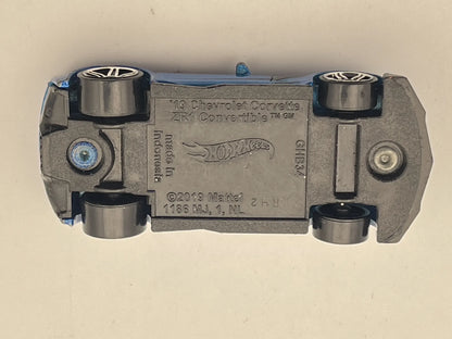 CHEVROLET CORVETTE ZR1 CONVERTIBLE, Hot Wheels 2019, Die cast GHB34, 1:64 – zdjęcie 7
