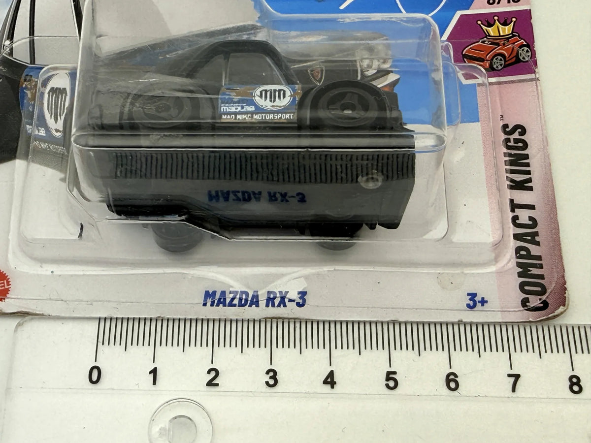 Mazda Rx-3 Compact Kings Hot Wheels 2025 Niebieski 1:64 – zdjęcie 7