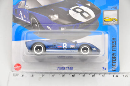 FORD GT40 Hot Wheels 2024 Niebieski 1:64 – zdjęcie 7