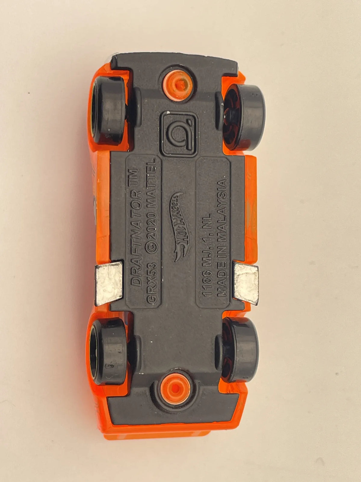 DRAFTNATOR, Hot Wheels 2020, Die cast GRX53, Pomarańczowy, 1:64, Resoraki – zdjęcie 7