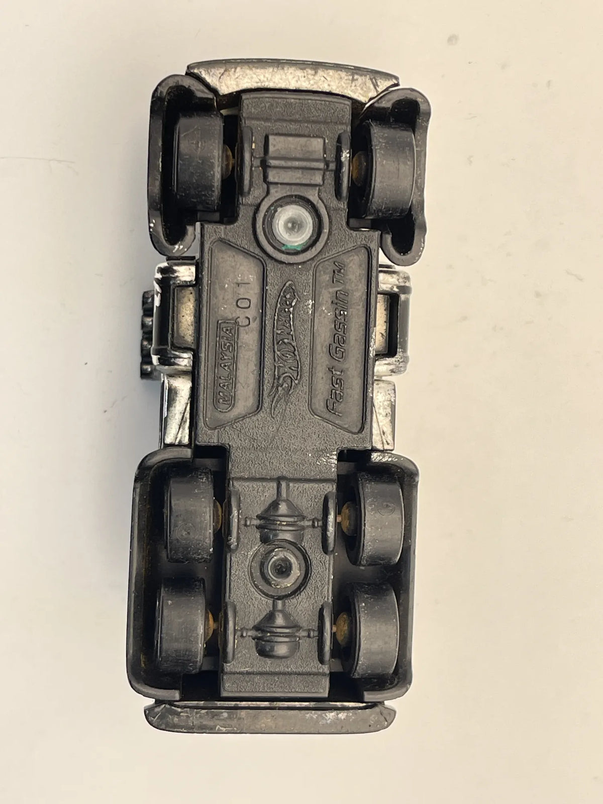 FAST GASSIN, Hot Wheels, Resoraki, Die cast, Srebrny, 1:64 – zdjęcie 7