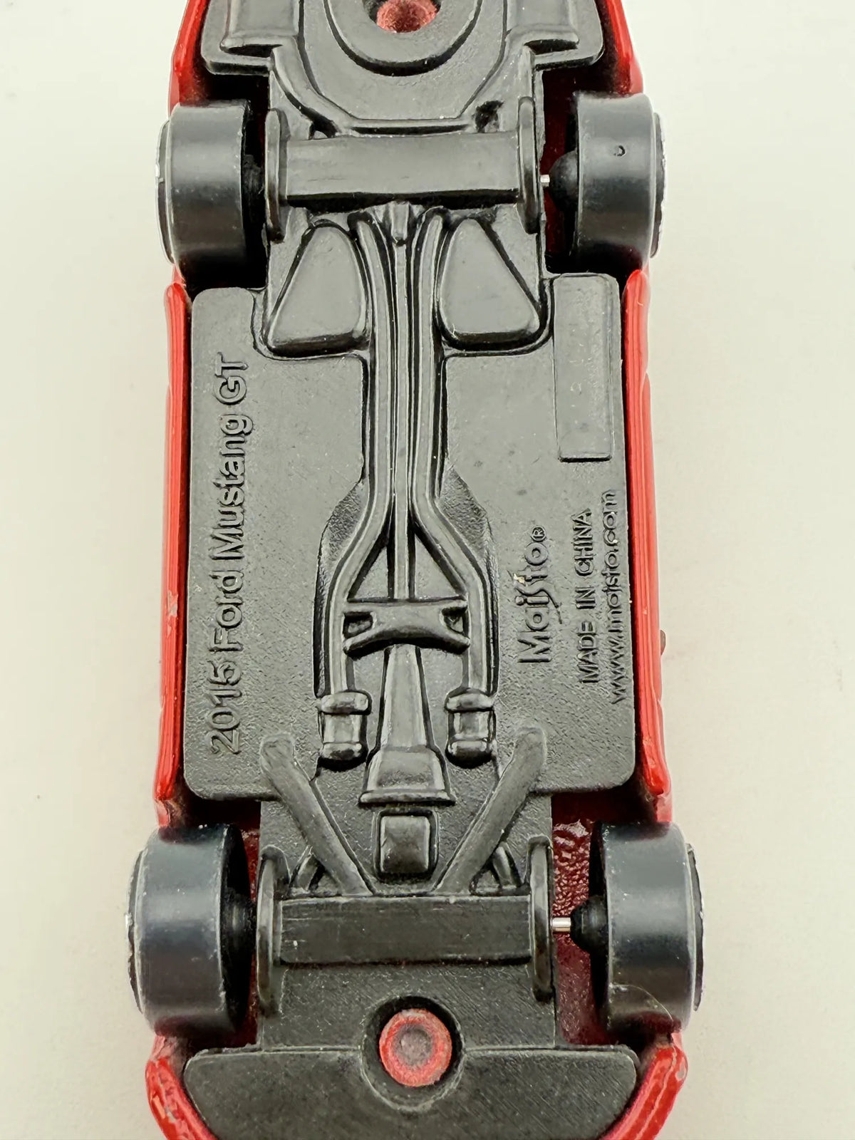 2015 FORD MUSTANG GT, Maisto, Die cast, Czerwony, 1:64, Resoraki – zdjęcie 7