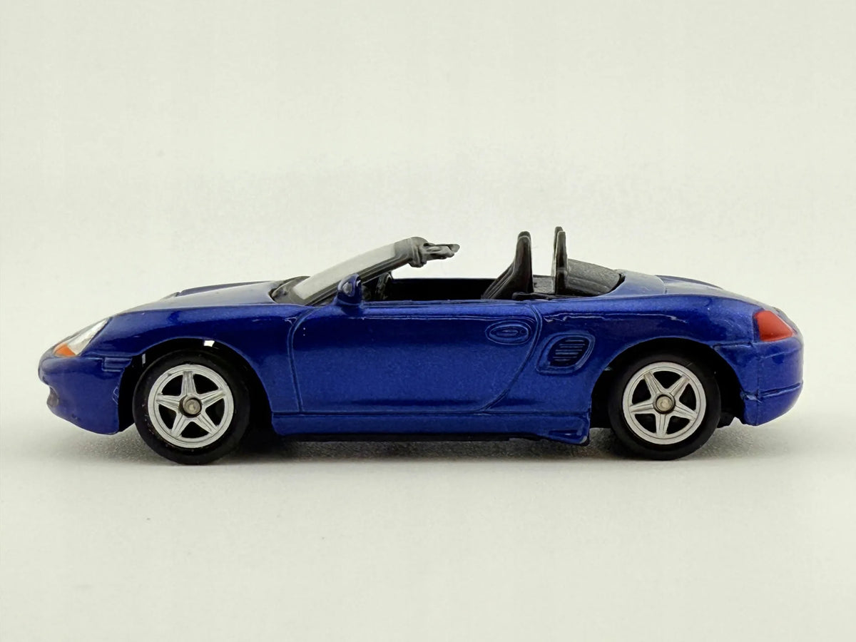 PORSCHE BOXSTER CABRIO, Welly, Resoraki, Die cast 62040, Niebieski, 1:64 – zdjęcie 7