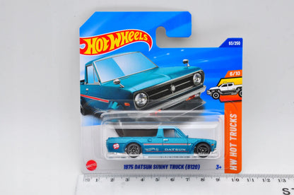 1975 DATSUN SUNNY TRUCK (B120) Hot Wheels 2025 Niebieski 1:64 – zdjęcie 7