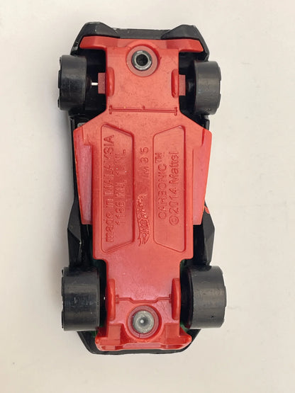 CARBONIC, Hot Wheels 2014, Die cast Hob M35, Czarny, 1:64, Resoraki – zdjęcie 7