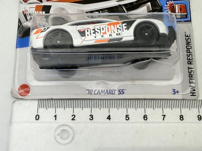 '10 Camaro Ss HW FIRST RESPONSE Policja Hot Wheels 2024 Biały 1:64 – zdjęcie 7