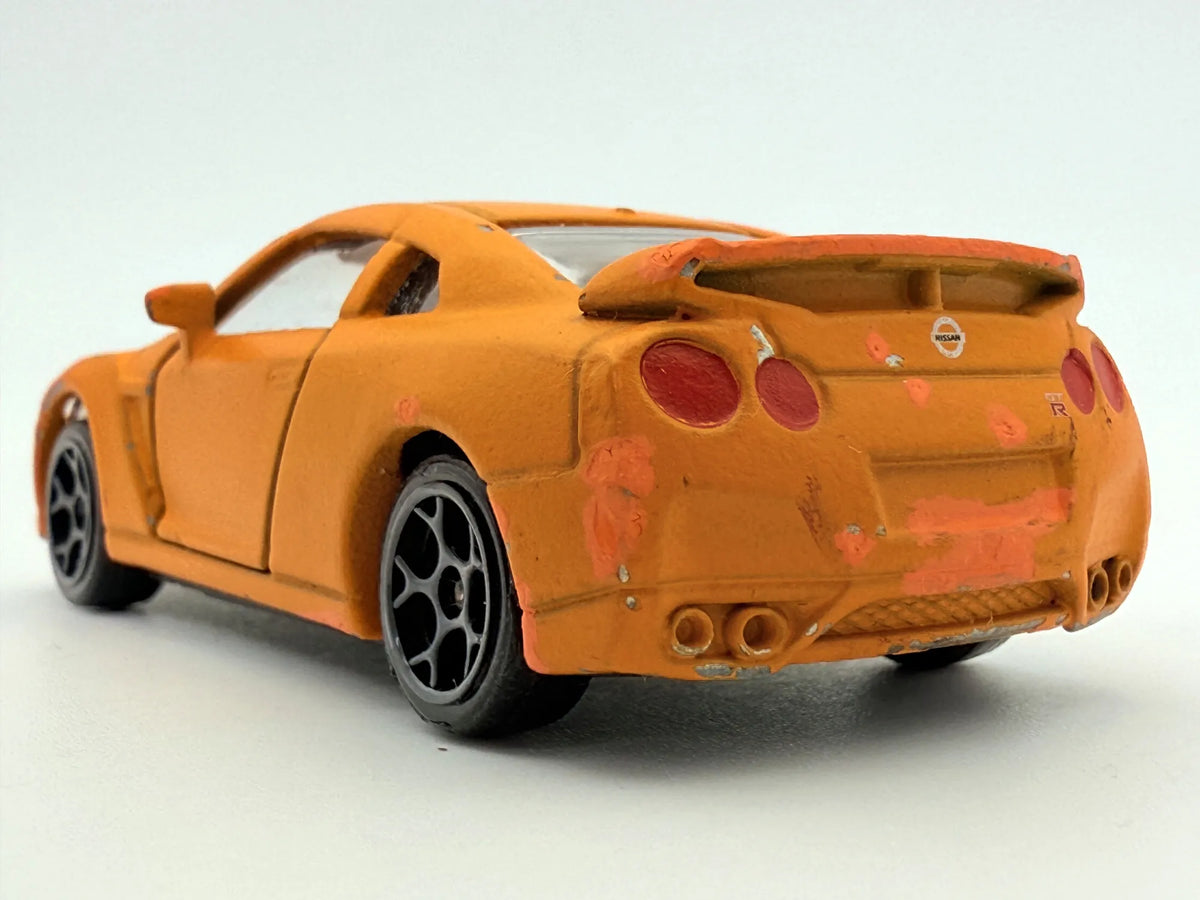 Nissan Gtr Majorette Pomarańczowa 1:61 – zdjęcie 7
