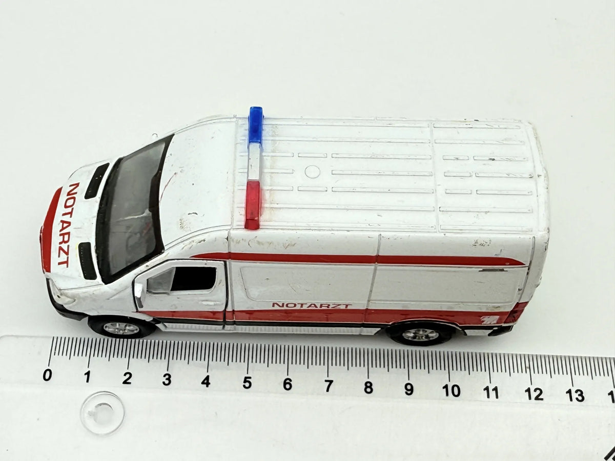 MERCEDES-BENZ SPRINTER PANEL VAN, Welly, Karetka Die cast 43730 Biały 1:43 – zdjęcie 7