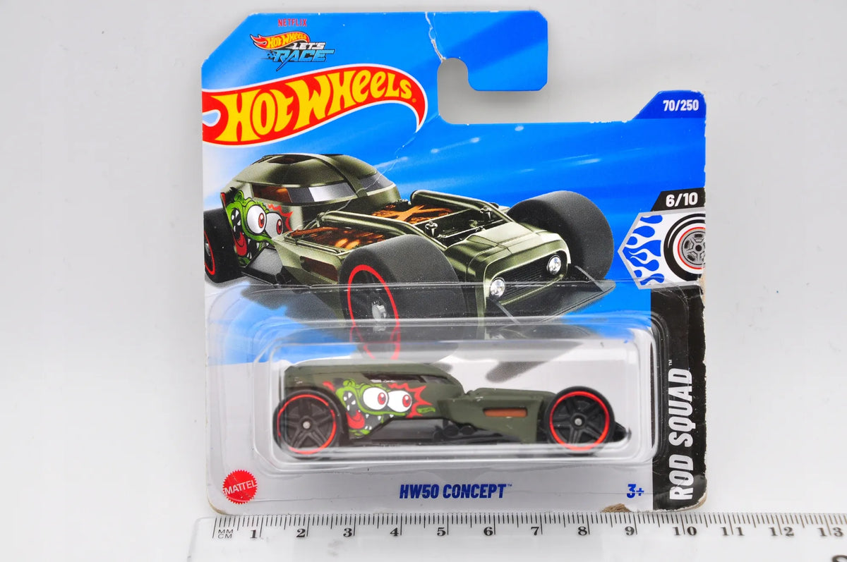 Hw50 Concept Hot Wheels 2025 Zielony 1:64 – zdjęcie 7