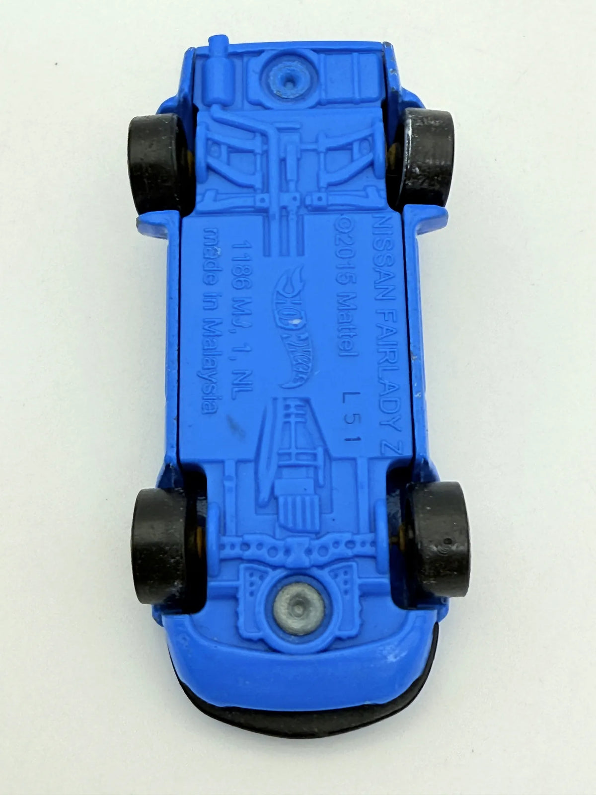 Nissan Fairlady Z, Hot Wheels 2015, Die cast, Resoraki, Niebieski, 1:64 – zdjęcie 7