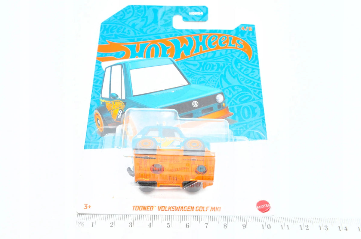 TOONED VOLKSWAGEN GOLF MK1 Hot Wheels 2023 Niebieski 1:64 – zdjęcie 7