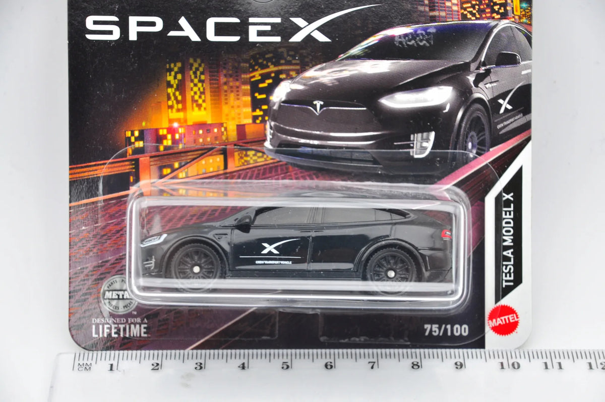 TESLA MODEL X Matchbox 2024 Czarny 1:64 SpaceX – zdjęcie 7