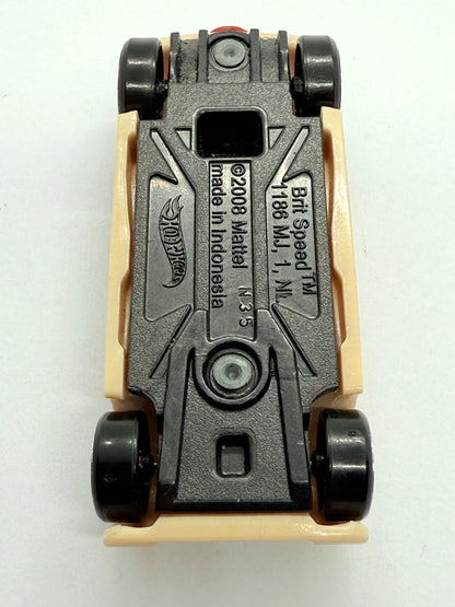Brit Speed Hot Wheels 2008 Kremowy 1:64 – zdjęcie 7