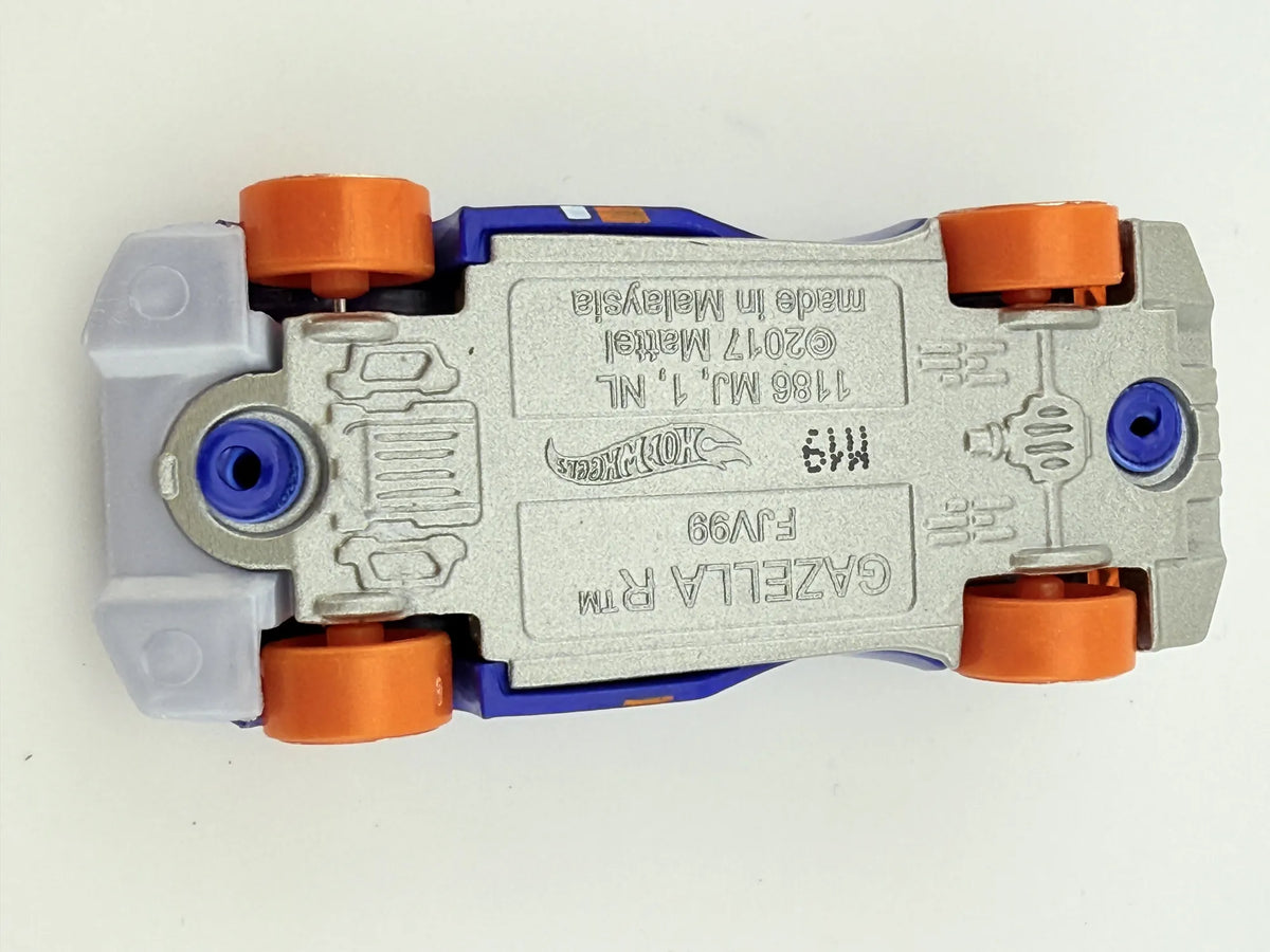GAZELLA R, Hot Wheels 2017, Die cast FJV99, Niebieski, 1:64, Resoraki – zdjęcie 7