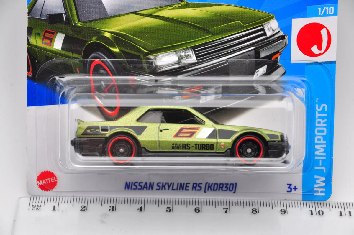 NISSAN SKYLINE RS (KDR30), Hot Wheels 2024 HTD06-N521 Zielony 1:64 Resoraki – zdjęcie 7