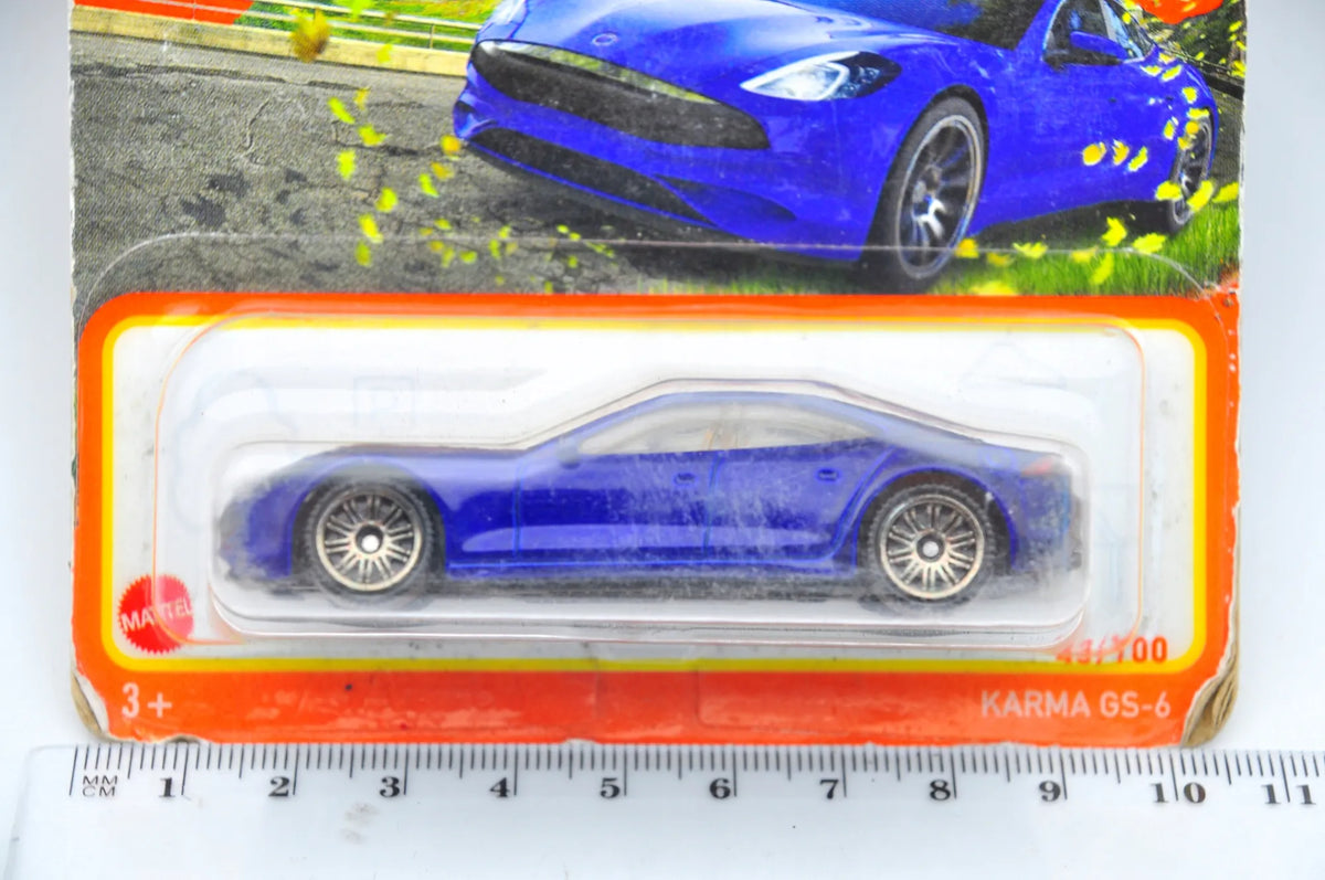 Karma Gs-6 Matchbox 2022 Niebieski 1:64 – zdjęcie 7