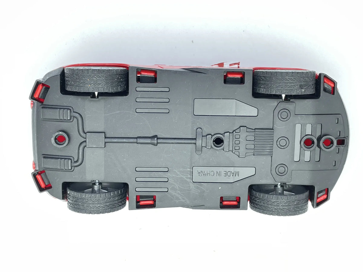 FIRE & RESCUE CAR, Samochód straż pożarna, Resoraki, Czerwony, 1:24 – zdjęcie 7