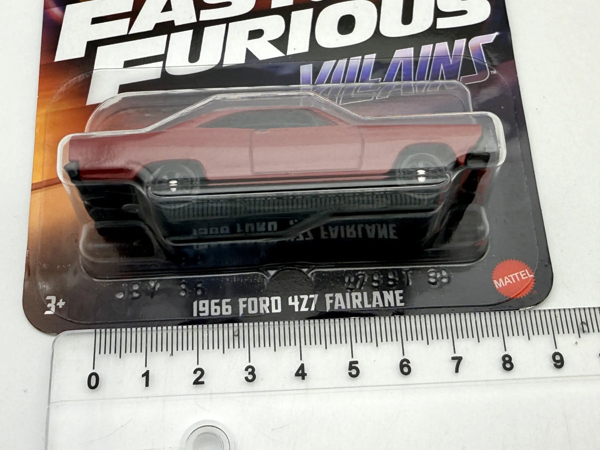 1966 FORD 427 FAIRLANE, Hot Wheels 2024, JBY36, Bordowy, 1:64, Resoraki – zdjęcie 7