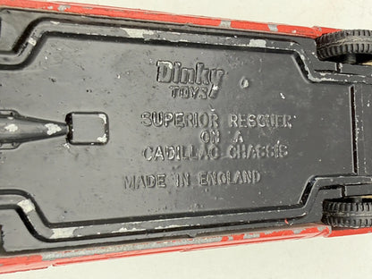 Superior Rescuer Dinky Toys '70 Biały 1:32 Made in England – zdjęcie 7