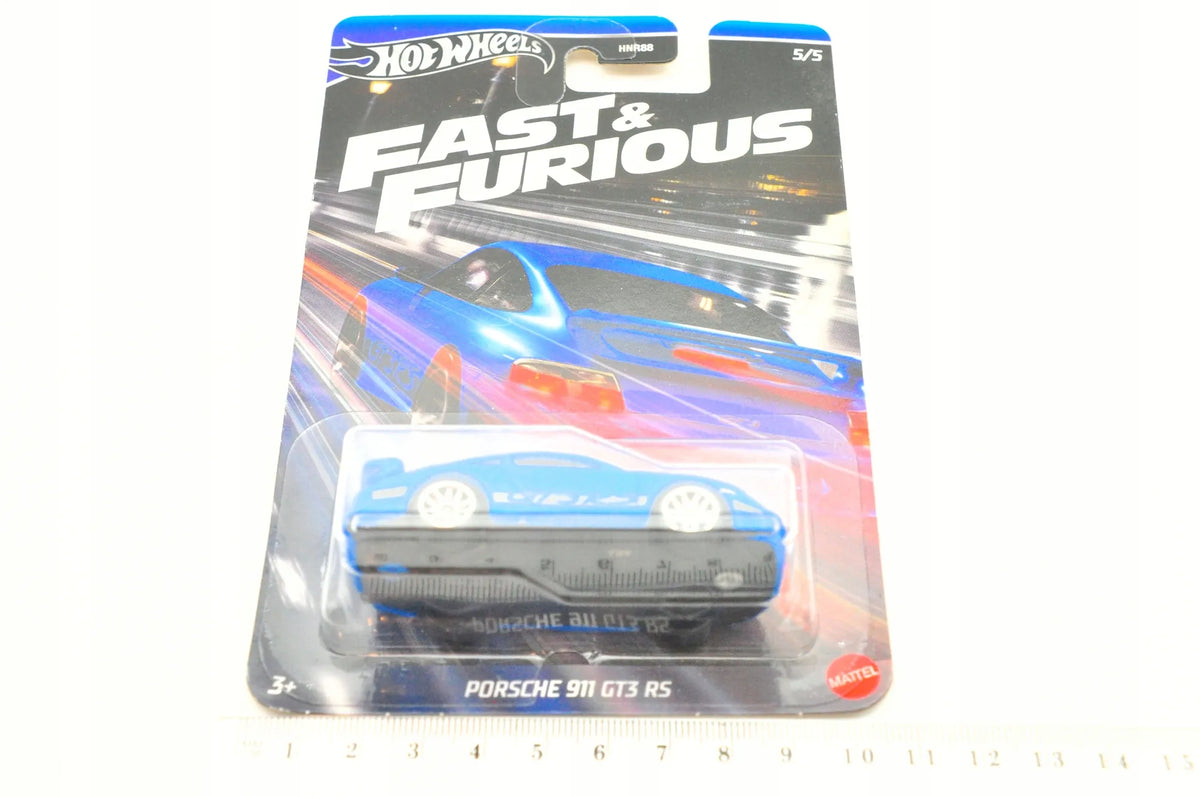 PORSCHE 911 GT3 RS, Fast & Furious, Hot Wheels 2024, Die cast HRW55, 1:64 – zdjęcie 7