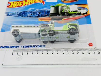 Racing Convoy Hot Wheels 2025 1:64 Ciężarówka Blister Zielony – zdjęcie 7