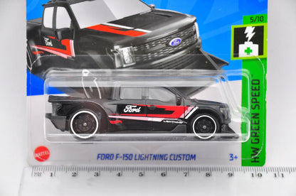 Ford F-150 Lightning Custom Hot Wheels 2024 Czarny 1:64 – zdjęcie 7