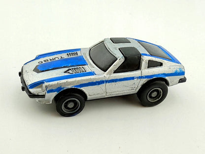 Datsun 280-ZX Zee Toys '80 Srebrny 1:64 Vintage Model – zdjęcie 7