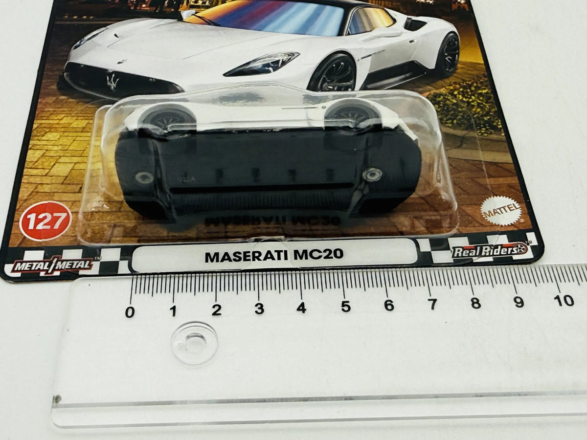 Maserati MC20 Hot Wheels 2025 Boulevard 1:64 Blister Biały – zdjęcie 7