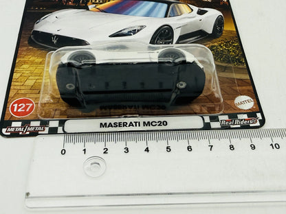 Maserati MC20 Hot Wheels 2025 Boulevard 1:64 Blister Biały – zdjęcie 7