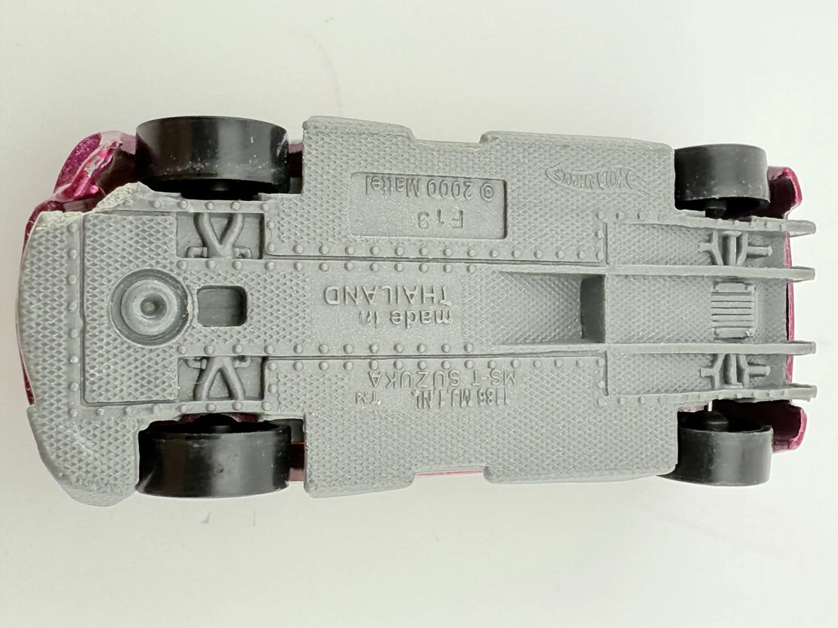MS-T SUZUKA, Hot Wheels 2000, Die cast 1185 MJ 1, Różowy, 1:64, Resoraki – zdjęcie 7