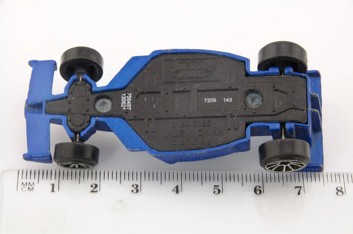 Formuła Wyścigowa Motor Max Niebiesko-Srebrna 1:64 – zdjęcie 7