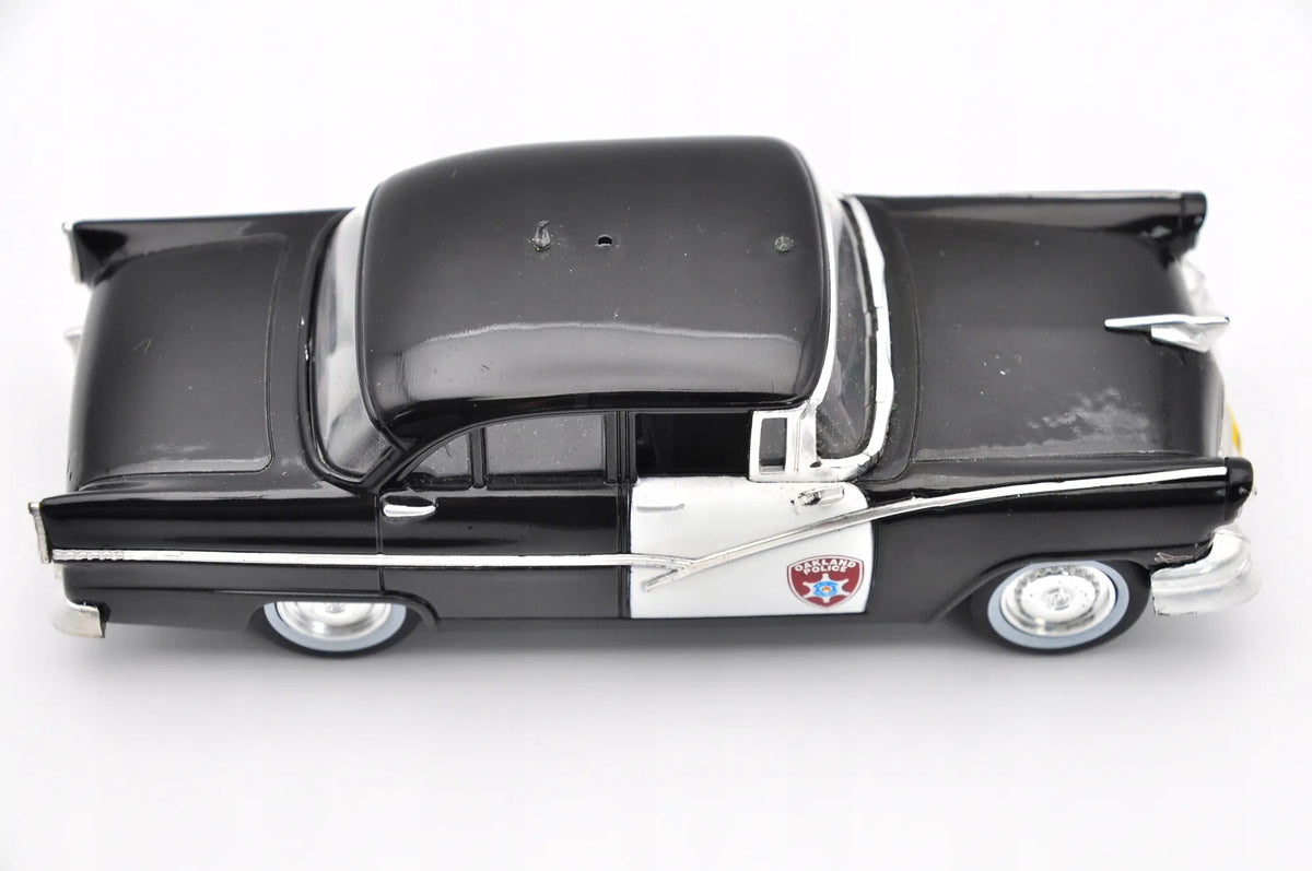 FORD FAIRLANE, Nieznana, Resoraki, Die cast 70000, Czarno-Biała, 1:43 – zdjęcie 7